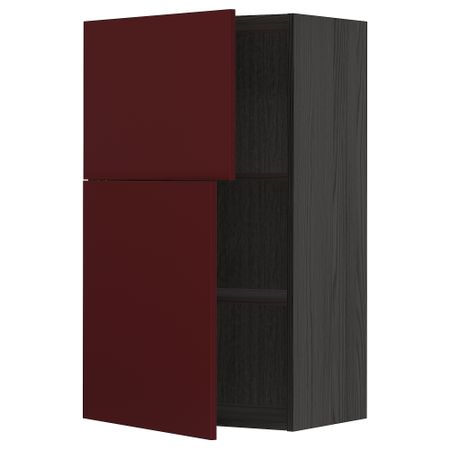 Навесной шкаф с полками, 2 дверцы, 60x100 cm IKEA METOD МЕТОД 894.590.85