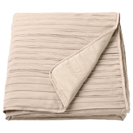 Покрывало, бежевый 260x250 см IKEA VEKETÅG ВЕКЕТОГ 903.928.81