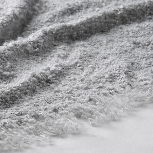 Плед, 130x170 см, серо-синий IKEA SANDBRODD 105.495.41 - схема-чертеж с размерами