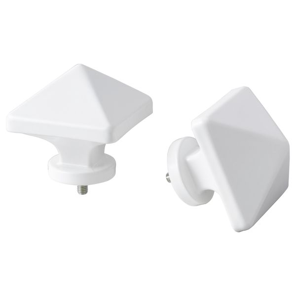 Наконечники, 2 шт. ЭНТРЭРЭТТ, белый - схема-чертеж с размерами