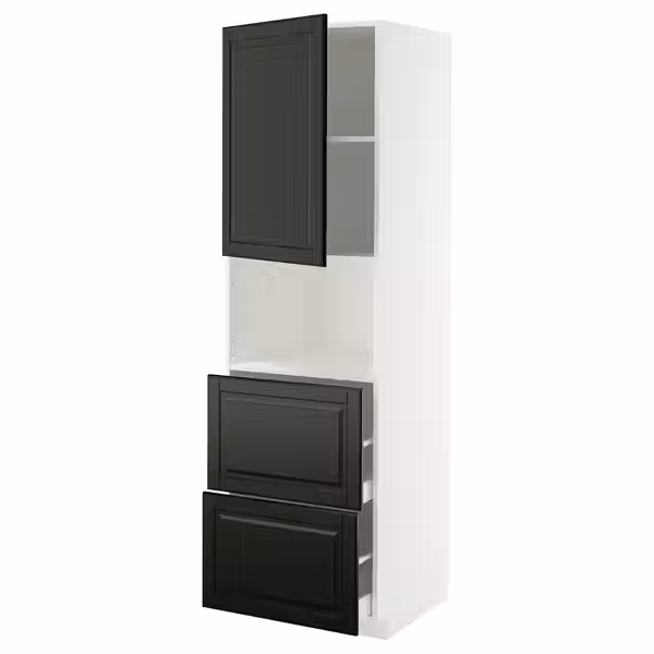 METOD / MAXIMERA Высокий шкаф д/СВЧ/дверца/2ящика - фото 1
