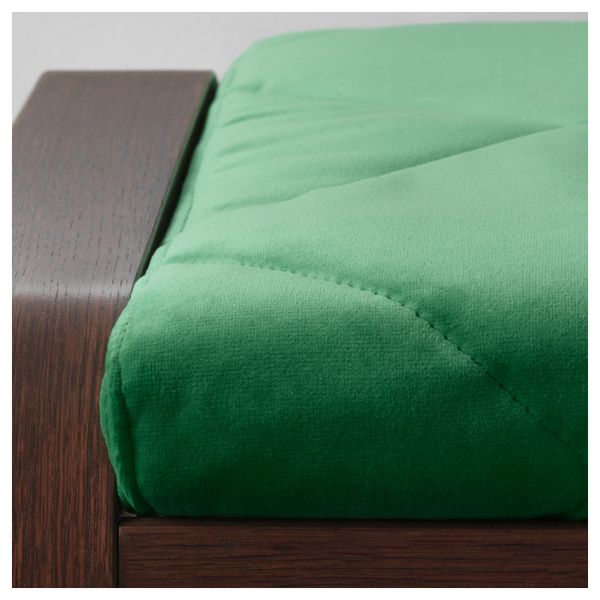 Табурет для ног ПОЭНГ, коричневый, Сандбакка зеленый - фото 3