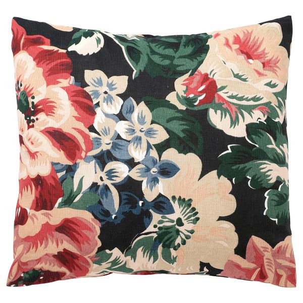 Чехол на подушку, черный/разноцветный 40x40 см IKEA LEIKNY ЛЕЙКНИ 205.086.63 - фото 9