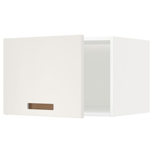 Верхний шкаф на холодильник, морозильник МЕТОД, белый, Мэрста белый - схема-чертеж с размерами