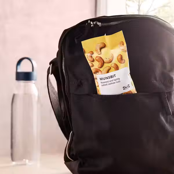 MUNSBIT Орехи кешью обжаренные - слегка подсоленный 60 гр - схема-чертеж с размерами