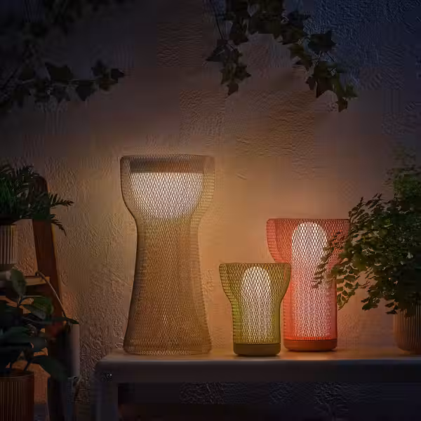 SOLVINDEN Светодиодное напольное украшение - на солнечной батарее/сетка бежевый - схема-чертеж с размерами