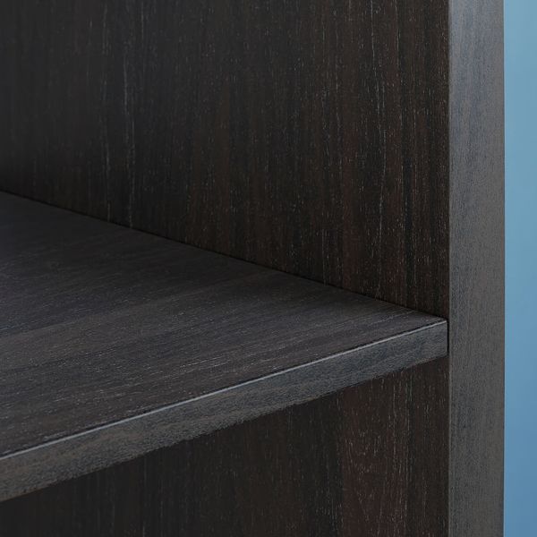 KALLAX Стеллаж с 6 вставками - черно-коричневый 112x147 см - фото 7