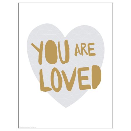 Постер, You are loved, 30x40 см IKEA DRÖMBILD ДРЁМБИЛЬД 704.360.89