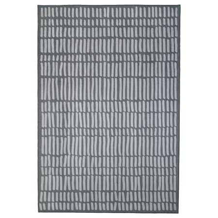 Ковер безворсовый, серый 133x195 см IKEA OMTÄNKSAM ОМТЭНКСАМ 004.694.55