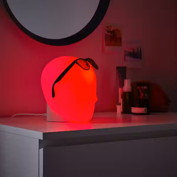 ISKÄRNA ИСКЭРНА Настольная лампа, светодиодная - разноцветный - фото 3