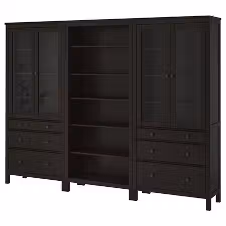 HEMNES Комб для хран с дверц/ящ