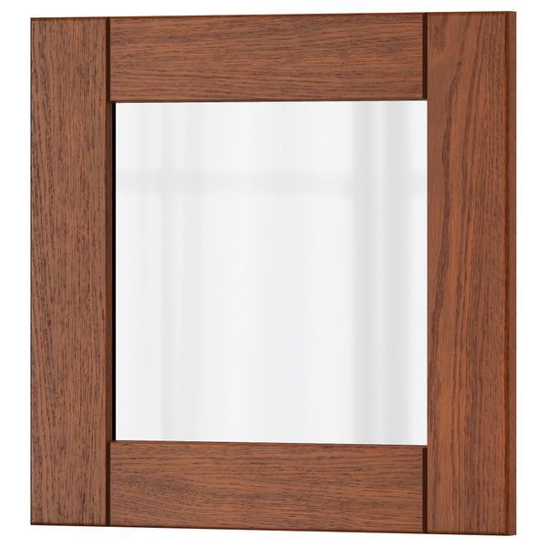 Стеклянная дверь ФИЛИПСТАД, коричневый - фото 1