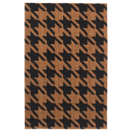 Придверный коврик ВОРУП, неокрашенный, черный (40x60 см)