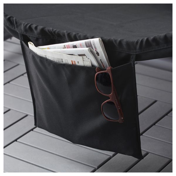 Гамак с опорой ГОРЭ / ФРЕДЭН, серый, черный - фото 3