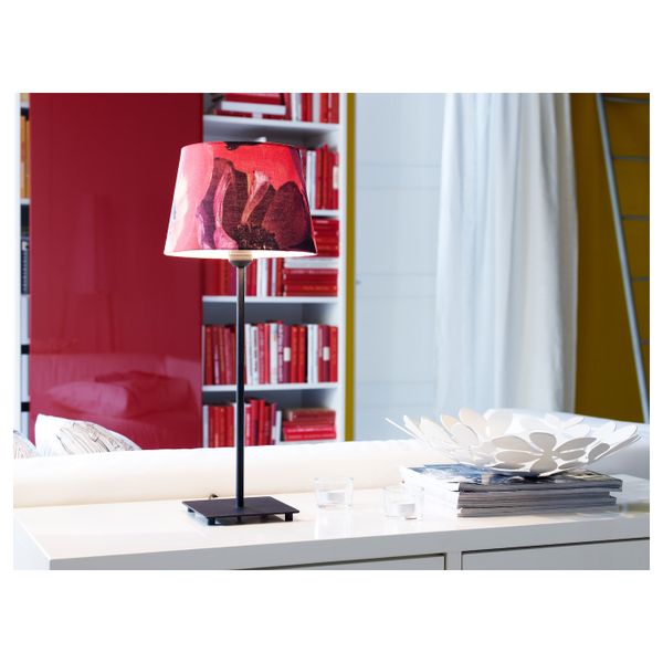 Основание настольной лампы, черный, 35 см IKEA ХЕММА 203.606.33 - схема-чертеж с размерами