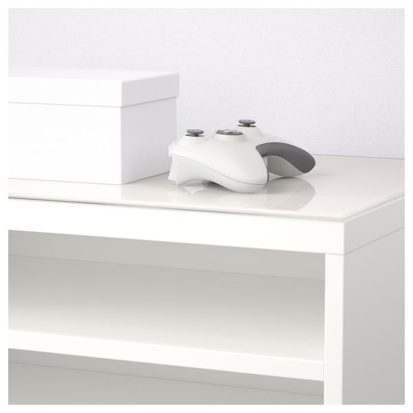 Шкаф для ТВ, комбинированный, стекляные дверцы БЕСТО, Лаппвикен, Синдвик белый прозрачное стекло (180x40x192 см) - фото 4