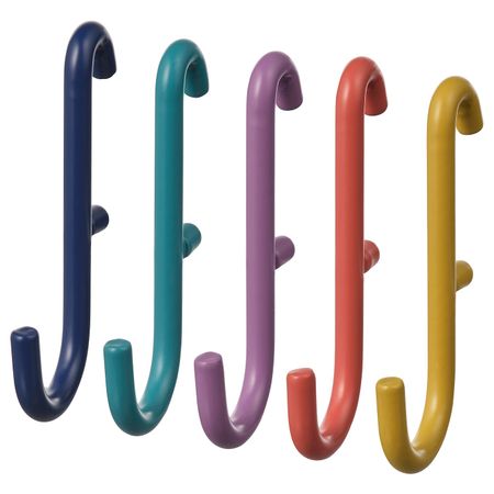Крючок, разные цвета IKEA СКОДИС 104.564.57