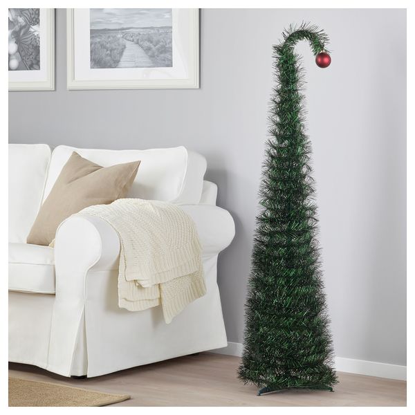 Растение искусственное ФЕЙКА, рождественская елка зеленый (120 см) - схема-чертеж с размерами