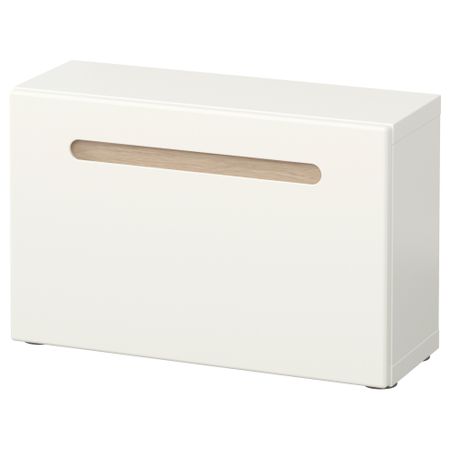 Стеллаж с дверью БЕСТО, Марвикен белый (60x20x38 см)