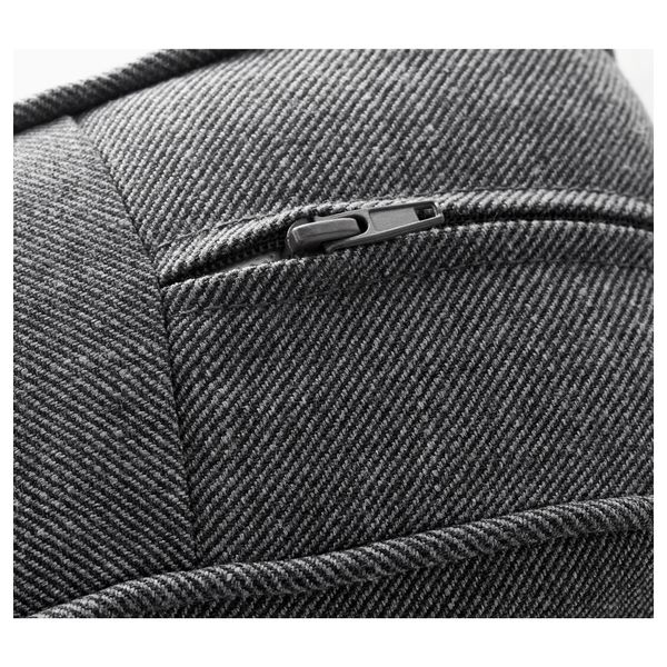 Кресло ЭННИЛУНД, Нордвалла темно-серый - схема-чертеж с размерами