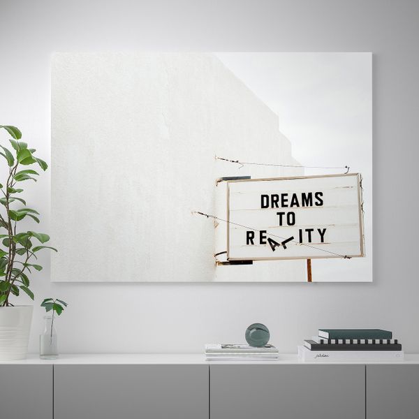 Картина с рамой, Dream/цвет алюминия 140x100 см IKEA БЬЁРКСТА 692.977.82 - фото 2