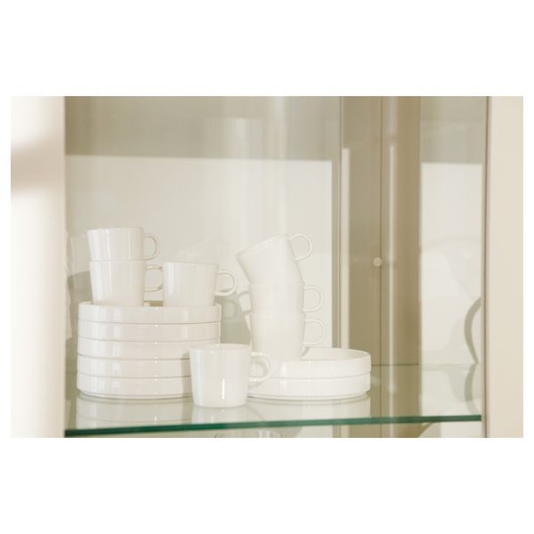 Чашка для кофе эспрессо СТОКГОЛЬМ, белый (6 сл) - схема-чертеж с размерами