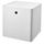 KUGGIS Контейнер с крышкой - белый 32x32x32 см