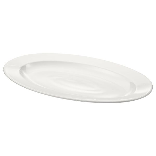 Блюдо, белый с оттенком 35x23 см IKEA VARDAGEN ВАРДАГЕН 803.726.14 - фото 1