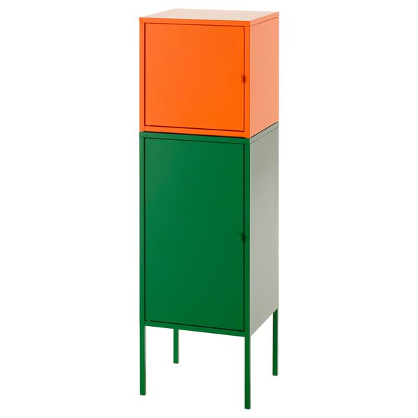 Комбинация для хранения ЛИКСГУЛЬТ, зеленый, оранжевый (35x117 см) - фото 1