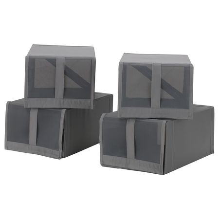 SKUBB Коробка для обуви - темно-серый 22x34x16 см