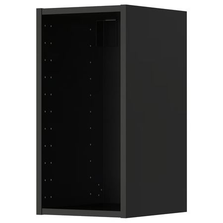METOD Шкаф навесной - черно-серый 30x37x60 см