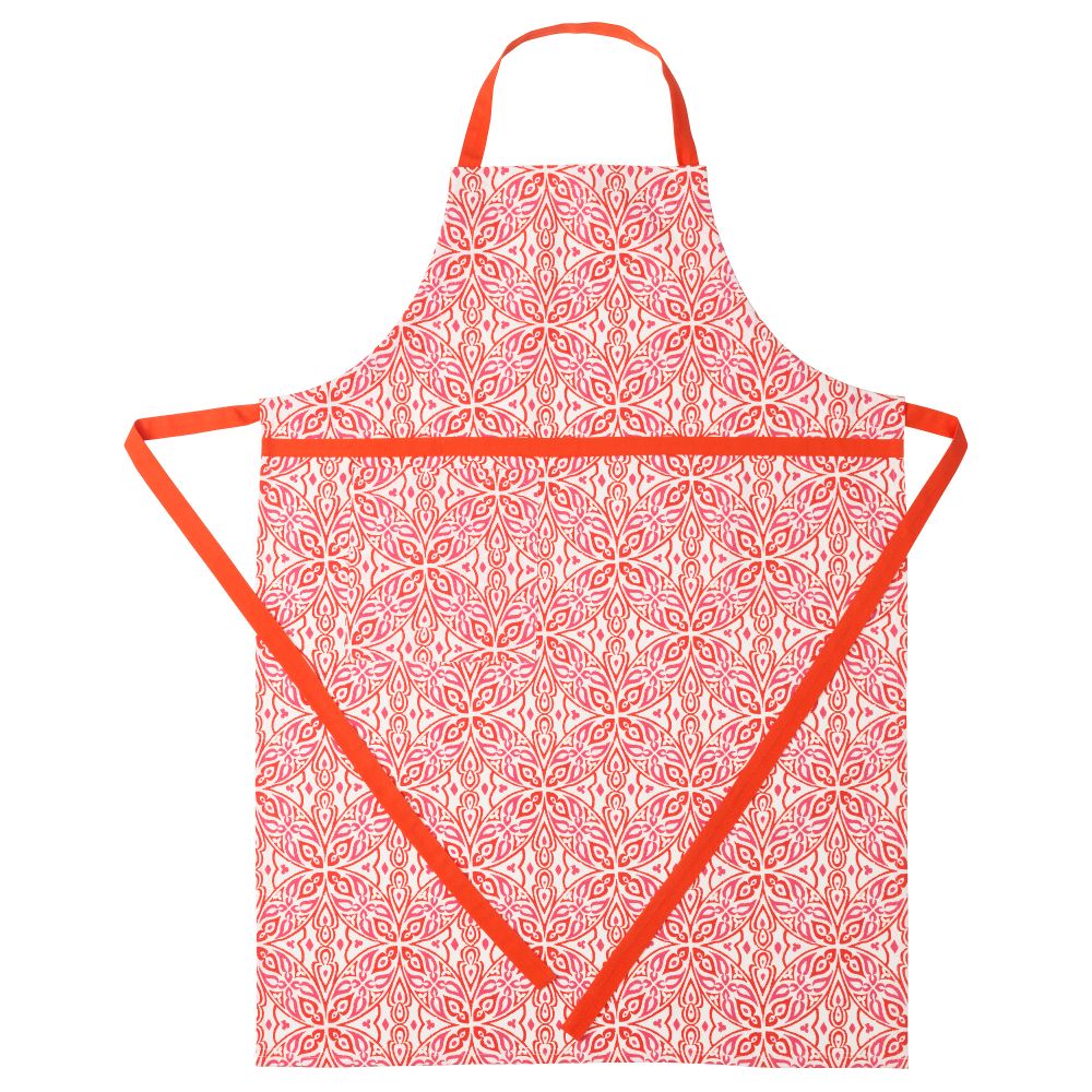 Фартук СОММАР 2016, красный, белый - схема-чертеж с размерами