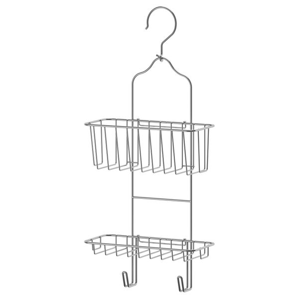 Вешалка для душа, 2 уровня ИММЕЛЬН, оцинкованный (24x53 см) - фото 1