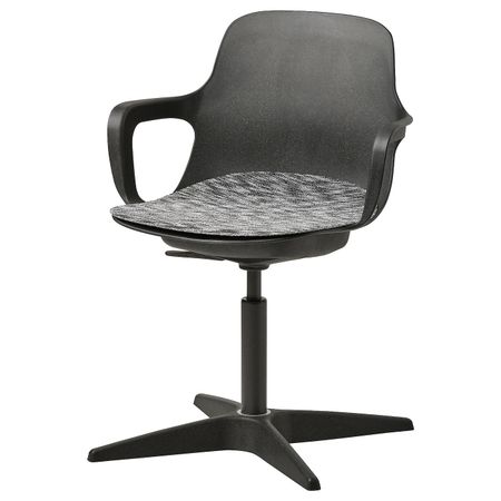 Рабочее кресло c подушкой, антрацит IKEA ODGER ОДГЕР 694.772.12