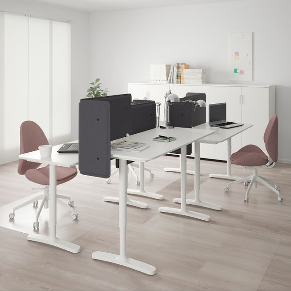 Стол, комбинация, белый 280x120 см IKEA БЕКАНТ 692.785.28 - фото 2