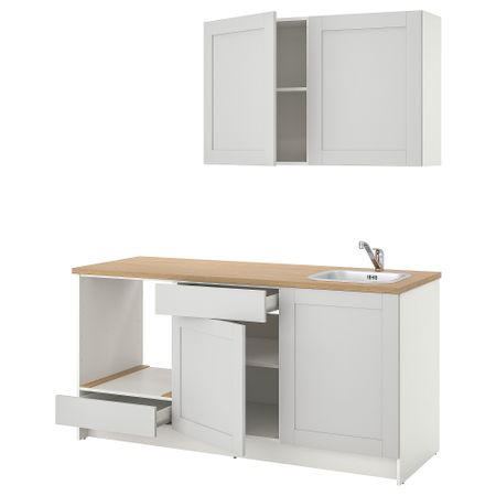 Кухня, 180 см, серый IKEA KNOXHULT КНОКСХУЛЬТ 793.933.06