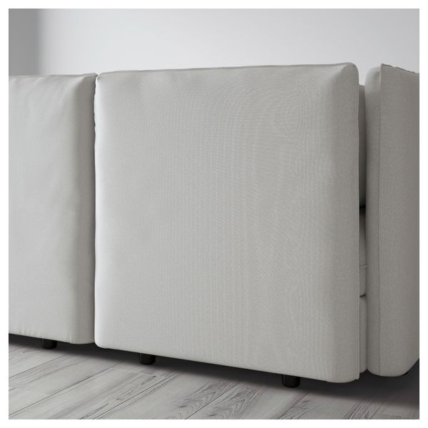 6-местный угловой диван ВАЛЛЕНТУНА, Оррста светло-серый - фото 3