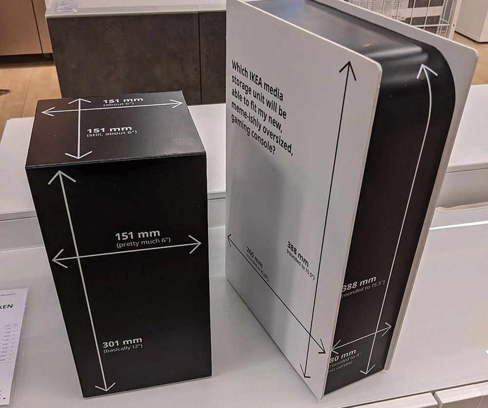 ИКЕА предлагает макеты PS5 и Xbox Series X для помощи в выборе мебели