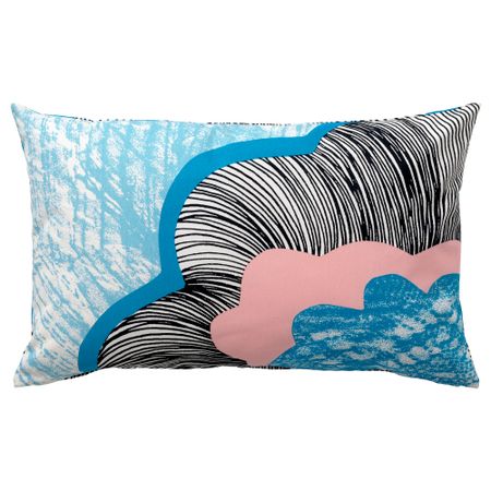 Чехол на подушку ДОФТРЭНКА, белый, разноцветный (40x65 см)