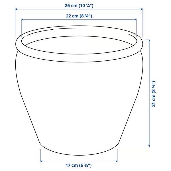 IKEA, дополнительный ракурс - схема-чертеж с размерами