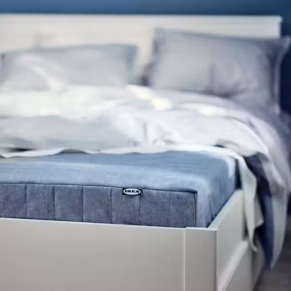 VADSÖ Пружинный матрас - очень жесткий/голубой 140x200 см - фото 4