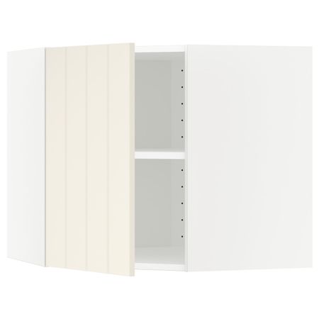 Угловой навесной шкаф с полками, белый/Хитарп белый с оттенком 68x60 см IKEA METOD МЕТОД 192.263.77