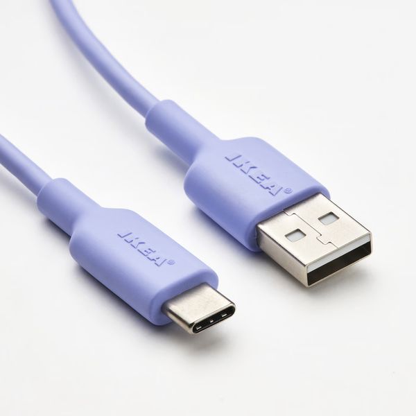 SITTBRUNN Кабель USB-A–USB-C - сиреневый 1.0 м - фото 2