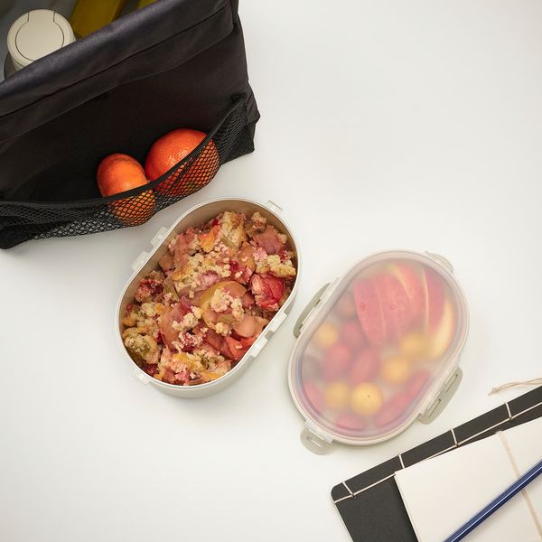 UTBJUDA УТБЬЮДА Ланч-бокс для сухих продуктов - светлый серо-бежевый - фото 3