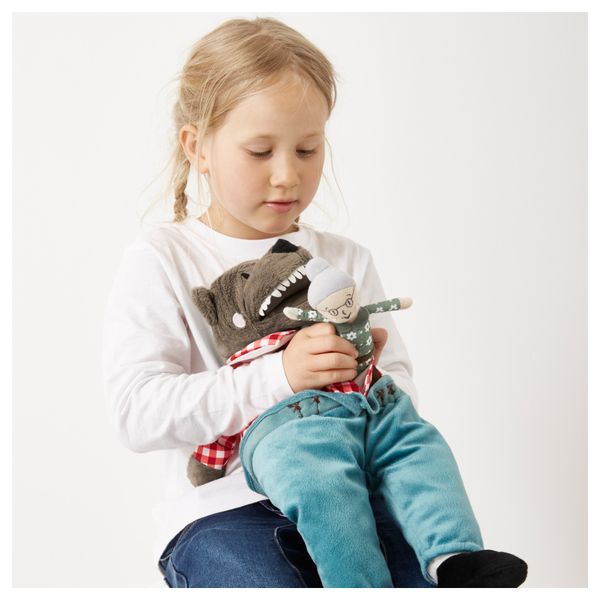 Мягкая игрушка ЛУФСИГ, волк и бабушка - фото 2