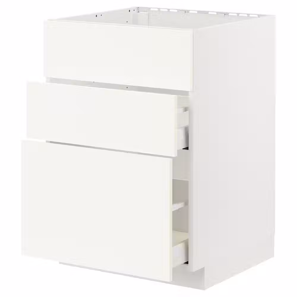 METOD / MAXIMERA Шкаф под мойку+3фасада/2ящика - фото 1