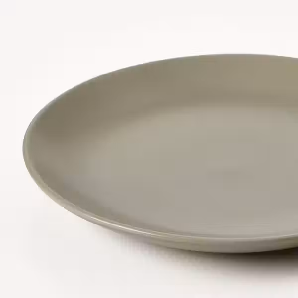 FÄRGKLAR Тарелка десертная - матовая поверхность зеленый 20 см - фото 2