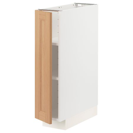 Напольный шкаф с полками, 20x60 см, белый IKEA METOD МЕТОД 994.383.04