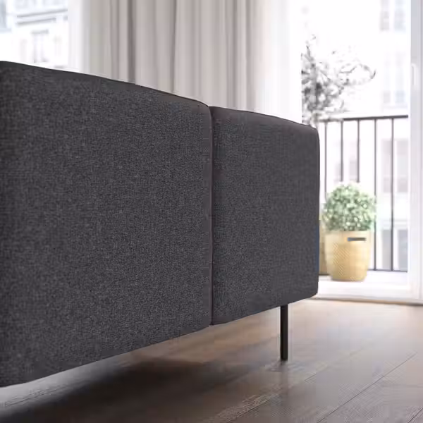 LILLEHEM 2-местный модуль - Gunnared/темно-серый металлический - фото 3