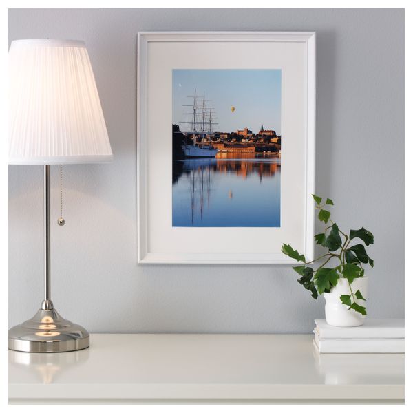 Рама КНОППЭНГ, белая морилка - схема-чертеж с размерами